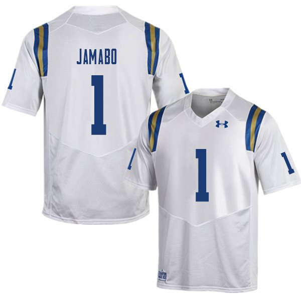 Men #1 Soso Jamabo UCLA Bruins College Football Jerseys Sale-White - Click Image to Close